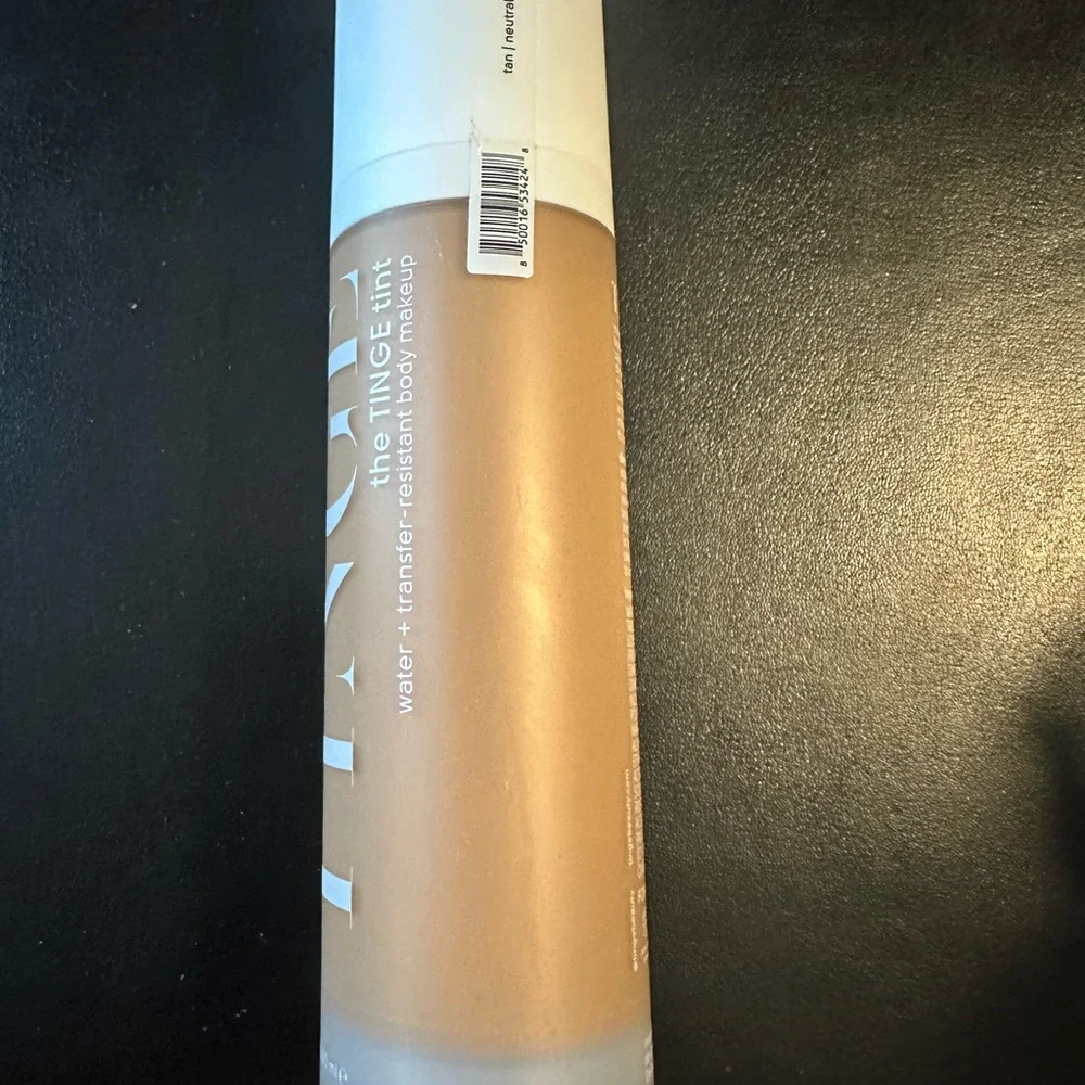 Tinge Liquid Foundation body makeup new 3.38OZ tan/natural